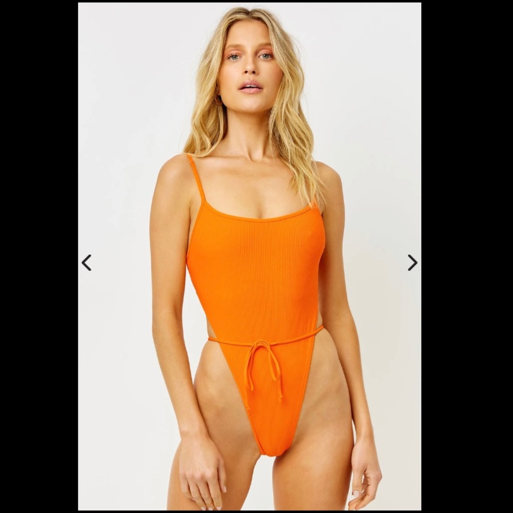 Frankie’s Bikinis Croft One Piece in Marmalade